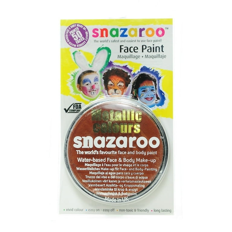 Snazaroo Face Paint Colors Bright Yellow [Pack Of 3]