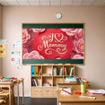 thumbnail image 6 of Floral Design I Love Mommy Decorative Mother's Day Banner for Family Celebration Indoor Decoration Party Backdrop, 6 of 9