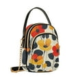 thumbnail image 7 of FORMRS Crossbody Bag for Women Quilted Travel Shoulder Cell Phone Purse with Chain Strap Handbag, Floral Pattern, 7 of 7