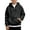 Black, variant on SUXIAN Hoodie For Toddler Half Zip Long Sleeve Pullover Pocket Athletic Casual Wear For Kids Boys Hoodies Khaki 9-10 Years