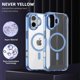thumbnail image 3 of For iPhone 16 Case Compatible with MagSafe TPU+PC Transparent Phone Cover - Green, 3 of 5