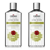 Cremo Rich-Lathering Sage & Citrus Body Wash, A Revitalizing Combination of Bright Mandarin, Dry Herbs and White Cedar, 16 Oz (2-Pack)