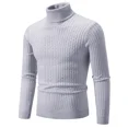 thumbnail image 2 of Men's Winter Turtleneck Pullover Thermal Sweater Polo/turtle Neck Pullover Sweater Other Material, 2 of 5