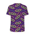 thumbnail image 3 of Rocae Carnival Masks and Beads for Breathable Men's Baseball T-Shirt Fashionable Casual Baseball Jersey, Moisture-wicking Sportswear 3X-Large, 3 of 9
