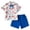 White, variant on CAICJ98 4th of July Toddler Boy Outfit Gentleman Short Sleeve Button Down Shirt Dress Shorts Fourth of July Clothes Set (White,6-7 Years)
