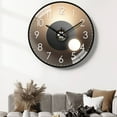 thumbnail image 2 of DESIGNICE Wall Clock,Sleep-Friendly Silent Mechanism Kitchen Clock,Elegant and Timeless Look Small Wall Clock,8",Style8, 2 of 4
