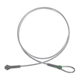 thumbnail image 2 of Terraxo Cable Anchor Cable Anchor Replacement Stainless Steel 25KN Fall Arrest Protection Construction Tree Work Reusable Cable Sling Anchor Protection Sheath 300cm, 2 of 8