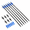 Blue White&Broadheads, variant on 30 Inch Carbon Archery Arrows Red White&Broadheads For 35-60lbs Recurve Compound Bow