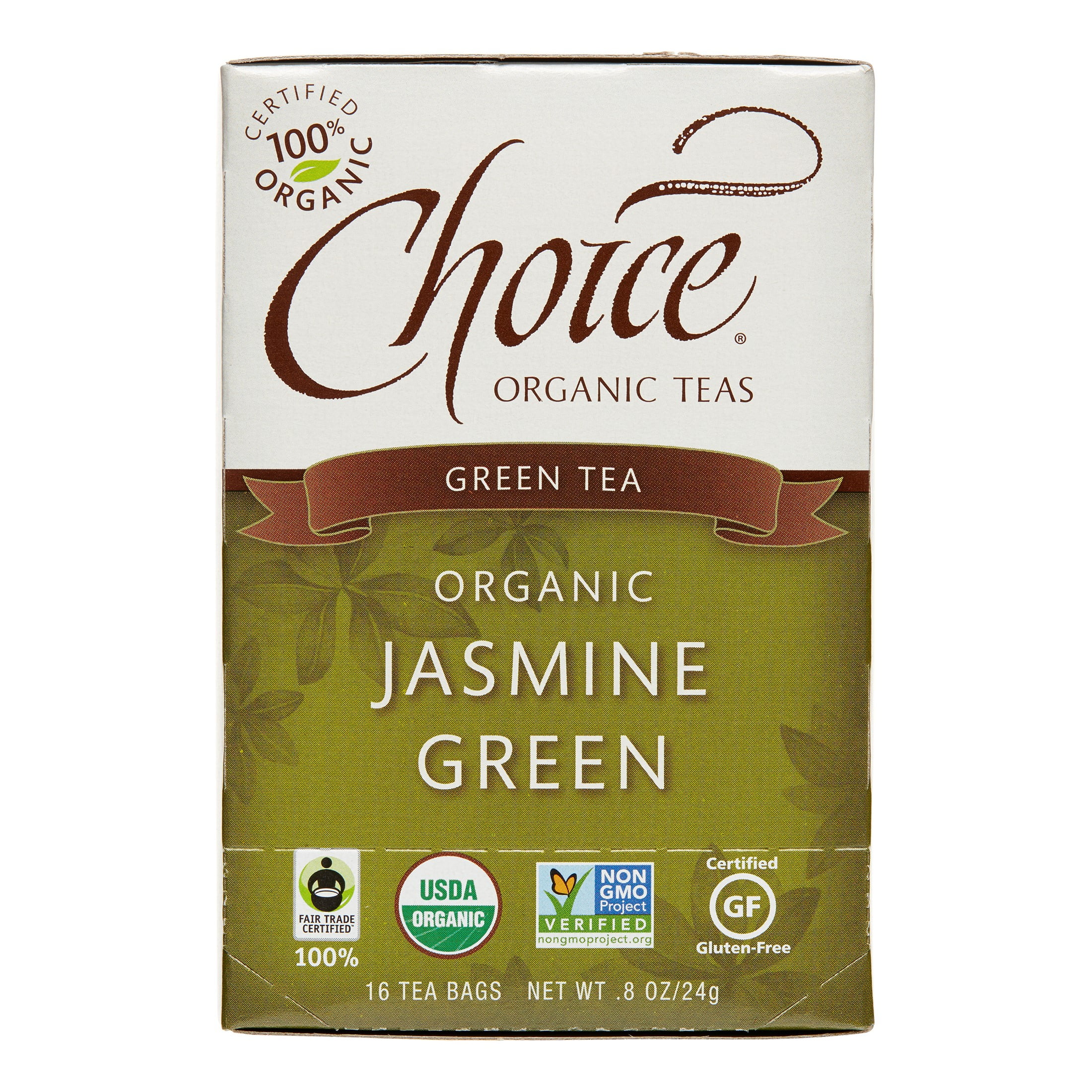 Choice Organic Teas Jasmine Green Tea 16 Tea Bags