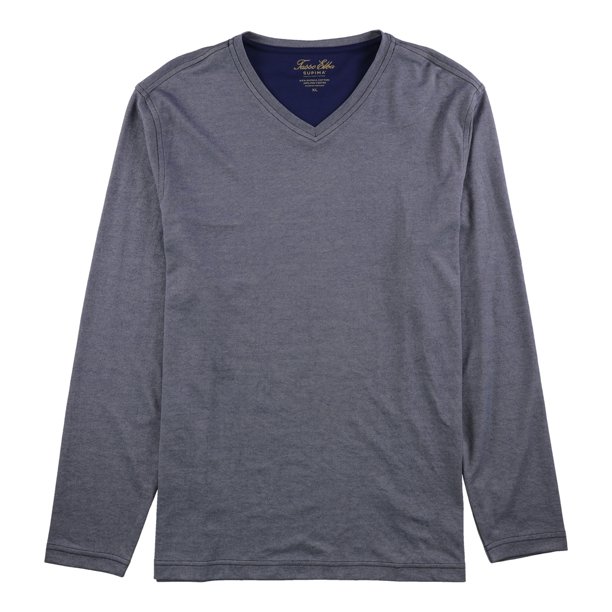 Camiseta básica de punto Tasso Elba para hombre azul extragrande