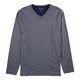 thumbnail image 1 of Camiseta básica de punto Tasso Elba para hombre azul extragrande, 1 of 2