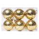 thumbnail image 2 of Set de adornos para árboles de Navidad 6PCS | Adornos antidestructibles de 6 cm para decoraciones navideñas, bolas colgantes de plástico para casa, fiesta, boda, aniversario, variados rojo verde, 2 of 7