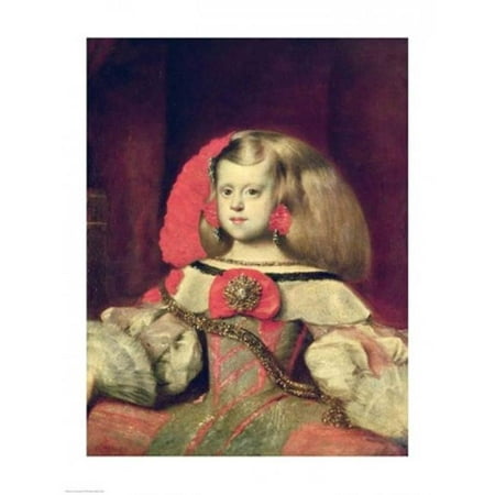 Portrait of The Infanta Margarita Poster Print by Diego Velazquez - 24 x 36 in. - (Best Margaritas In Mesa)