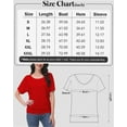 thumbnail image 4 of Women's Dolman Top Boat Neck Short Sleeve Solid Tees Casual T Shirt with Side Shirring Detail, 4 of 6