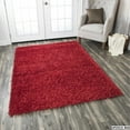 thumbnail image 5 of Rizzy Rugs Kempton Shag Area Rug KM2310 Red Lustrous Single-Color 9' x 12' Rectangle, 5 of 5