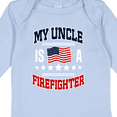 thumbnail image 4 of Inktastic My Uncle is a Firefighter Nephew Boys or Girls Long Sleeve Baby Bodysuit, 4 of 5