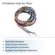 thumbnail image 3 of Cable de conexión de 24 AWG de 1.5 m/5 pies, cable eléctrico flexible de cobre estañado trenzado de 6 colores, 1.5 mm, 3 of 5