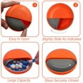thumbnail image 4 of Decorative Pill Box Cute Size for Purse Locking Small Daily Case (Orange, 3), 4 of 7
