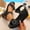#0080-Black, variant on Xucatan Women's Platform Wedge Sandals, Round Toe Open Toe Slides with Adjustable Buckle Strap, Padded Footbed Chunky Sole Shoes, Versatile Spring Summer Beach Footwear Gift