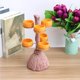 thumbnail image 4 of Naiovety Calabaza de Halloween Snack Bowl Stand Snack Basket con 3 cuencos en forma de calabaza para fiestas de cumpleaños panadería Navidad Kits de decoración para fiestas No.1 Naiovety HA027574-01, 4 of 6