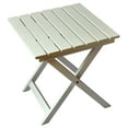 thumbnail image 4 of Riverstone Solid Cedar Adirondack Extra Wide Chair with build in bottle opener & matching folding table - White, 4 of 4