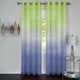 thumbnail image 1 of Panel de cortina de ventana Ergode Rainbow 52x63 Verde con un solo ojal, 1 of 2
