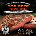 thumbnail image 6 of Grumpy Butcher Top Sirloin Steaks Prime Steakhouse Choice Angus, 4 Count, 6 oz, 6 of 7