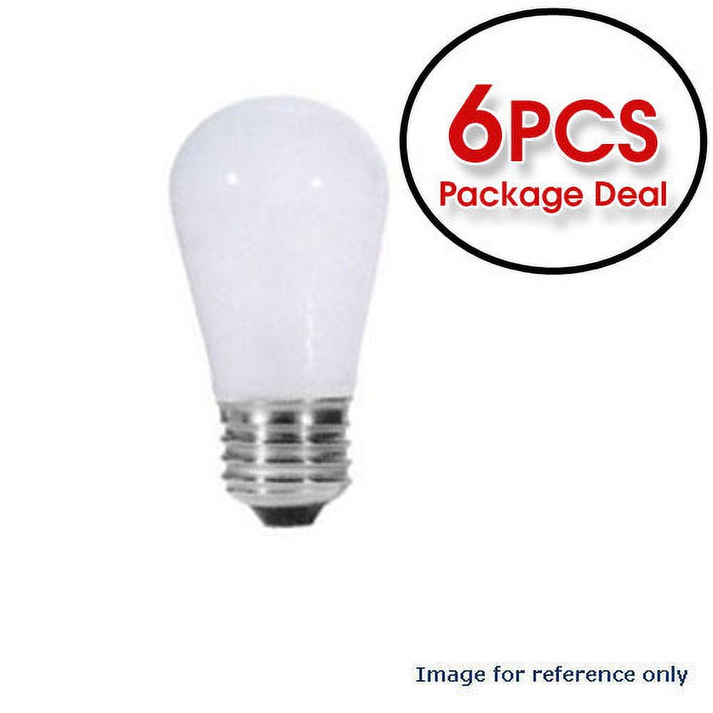 6PK - OSRAM 75W 120V S14 Ceramic White Incandescent light bulb