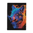 thumbnail image 3 of POLERO Neon Wolf Youth Wallet for Sports, Polyester Trifold Money Organizer with Foldable Lightweight Wear Resistant Children Wallets, 3 of 6