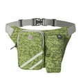 thumbnail image 2 of Grand Sac de Taille de Sport, Pochette de Téléphone en Nylon Durable pour la Course avec Bandes Réfléchissantes, Sac de Ceinture Polyvalent pour le Cyclisme, la Randonnée, les Voyages Hommes Femmes, Vert, 2 of 2