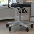 thumbnail image 4 of BizChair Mesh Mid Back Desk Chair with Adjustable Arms, Dark Gray, 4 of 9