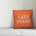 thumbnail image 2 of Creative Products Lake House Orange 16x16 Indoor / Outdoor Pillow, 2 of 2