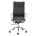 thumbnail image 2 of Brika Home High Back Faux Leather Office Chair in Black, 2 of 4