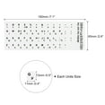 thumbnail image 2 of Hebrew Keyboard Stickers PC Keyboard Sticker White Background with Black Lettering 2Pcs, 2 of 3