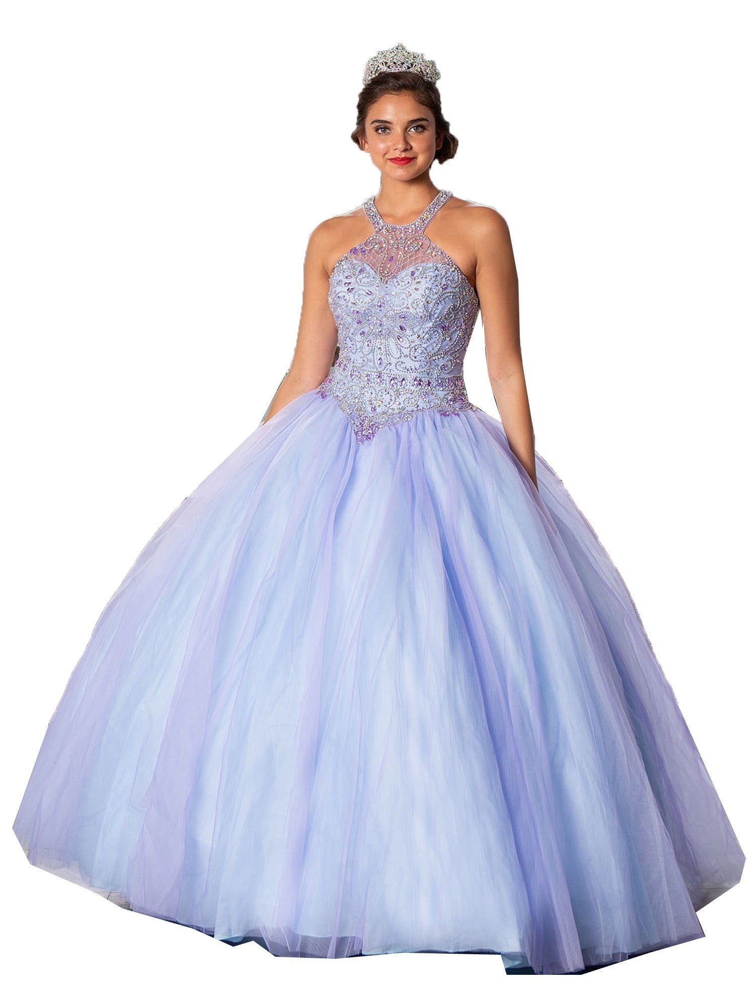Calla Collection USA - Calla Collection Women's Lilac Blue Sparkly
