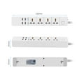 thumbnail image 4 of Smart Power Strip Universal 1.8/M/3.0M/5.0M With Intelligent Assistant Multi 4 AC Socket 4 USB Voice Control, 4 of 6