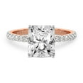 thumbnail image 2 of 5 Carat IGI Certified Radiant Shape Lab Grown Diamond Engagement Ring | 14K Rose Gold |Emily Eternity Diamond Ring | FG-VS1-VS2 Quality Friendly Diamonds, 2 of 5