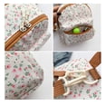 thumbnail image 6 of Twfbrm Small Backpack Purse for Women, Floral Pattern Nylon Crossbody Purses with 2 Removable Shoulder Straps, Lightweight Casual Travel Daypacks Versatile Ladies Backpacks for Work Daily Use, 6 of 8