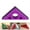 Purple, variant on YYKihy 45/90 Triangle Ruler Aluminum Alloy Frosted Right Angle Gauge Woodworking Drafting Triangles Protractor Measuring Tool