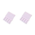 thumbnail image 1 of Wweixi Extension Strap Bra Extender Breathable 3 Rows 3 Hook Women Accessories Adjustable Lengthened Band Lingerie Intimates pink 2Set, 1 of 6