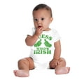 thumbnail image 4 of Funny Guess Who's Irish St Paddys Romper Boys or Girls Infant Baby Brisco Brands 24M, 4 of 6