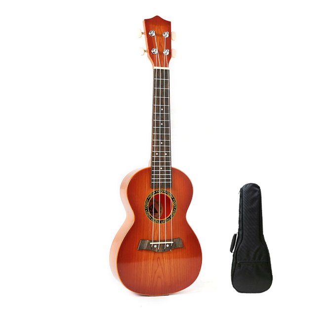 Instrumento de guitarra portátil de 4 cuerdas UKulele de madera de imitación para niños de 23 pulgadas