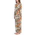 thumbnail image 2 of FORMRS Womens Pajama Set Long Sleeve Top and Pants with Pockets Soft Comfy Lounge Sleepwear, Sizes S-2XL, Rustic Floral, 2 of 7