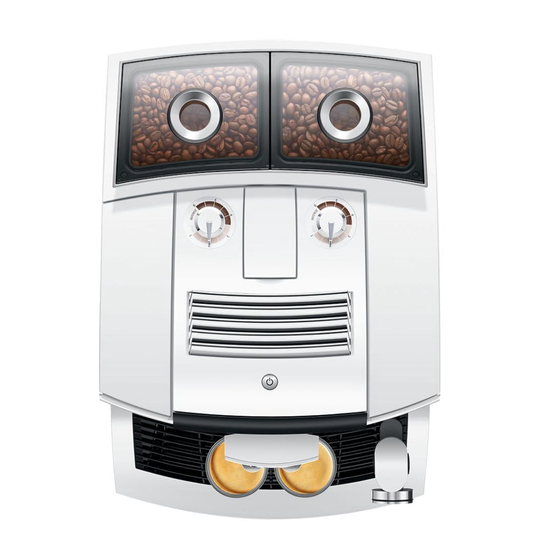 Jura J8 Twin Superautomatic Espresso Machine | Diamond White | 15657