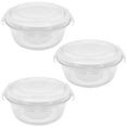 thumbnail image 1 of EraWare - Set of 3 Borosilicate Glass Containers, Airtight and Leak-proof, Oven Safe, 620 ml, 1 of 3