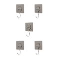 thumbnail image 1 of Ounissouiy Ganchos de pared Colgador de almacenamiento a prueba de agua Gancho autoadhesivo Estante de pared ajustable para cocina Baño Oficina Type6 NO6, 1 of 6