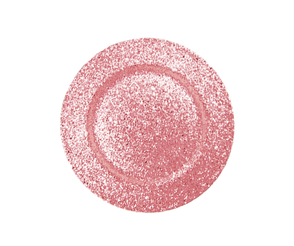 12.5" Wholesale Bulk Glitter Charger Plates,Set of 6 24 ,Gold,Rose