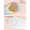 thumbnail image 3 of WIBACKER Ballet Shoes for Girls Toddler Bow Rainbow Ballet Slippers Soft Sparkle Dance Shoes for Toddler/Little Kid/Big Kid, 3 of 9