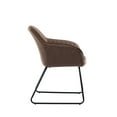 thumbnail image 3 of Porthos Home Kylo PU Leather Upholstered Dining Chair with Metal Legs, 3 of 6