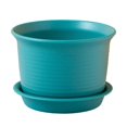 thumbnail image 2 of jiaroswwei 1 Set More Thicken Flowerpot Reliable Resin Creative Ripple Pattern Flower Planter for Home, 2 of 8